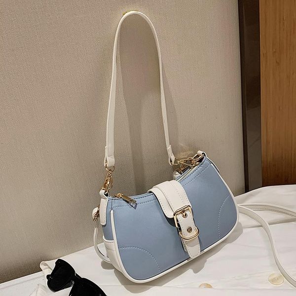 

shoulder bags luxury women armpit bag brand pu leather handbags purse designer soild simple ins chic female vintage crossbody