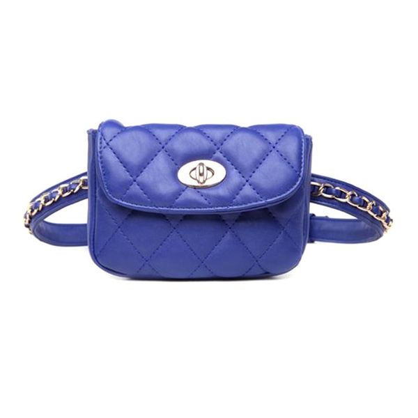 

waist bags k5da women rhomboids pattern bag chain fanny pack travel belt purse