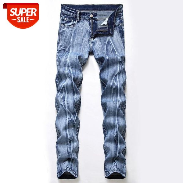 

denim designer for men's bike moto jeans stretch straight oversize 28-38 40 42 2021 spring sutumn winter hip hop punk streetwear #mm8v, Black