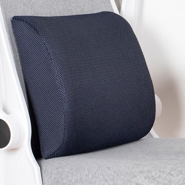 

cushion/decorative pillow 5 color soft memory foam lumber support back waist cushion for car chair home office relieve pain