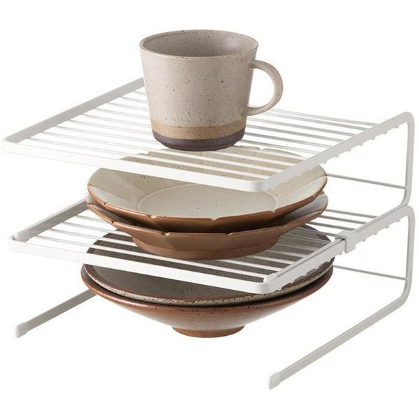 

kitchen storage & organization multilayer stacked iron rack closet shelf dish drying spice jars seasoning bottles shelves organize