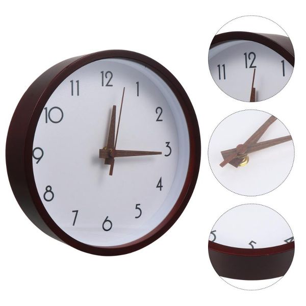 

wall clocks 1pc nordic style clock household hanging wooden decor