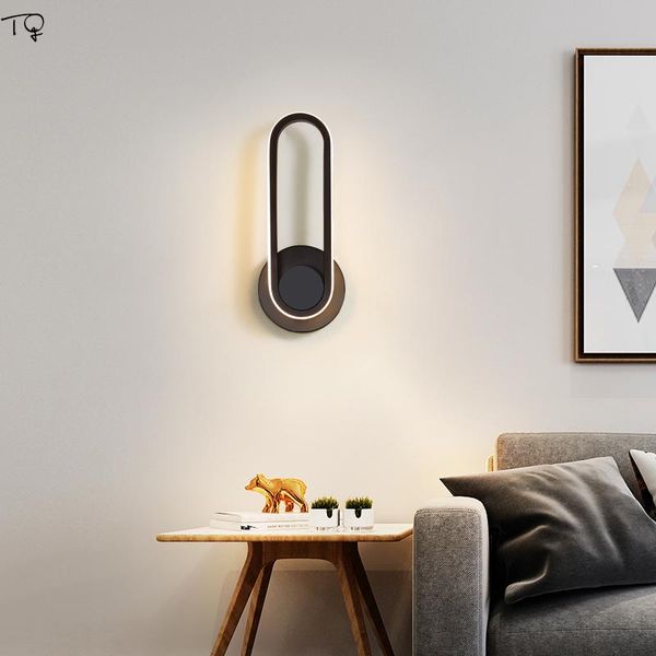 

wall lamp nordic circle designer art decoration modern simple creative indivdiual bedside passage bathroom lights