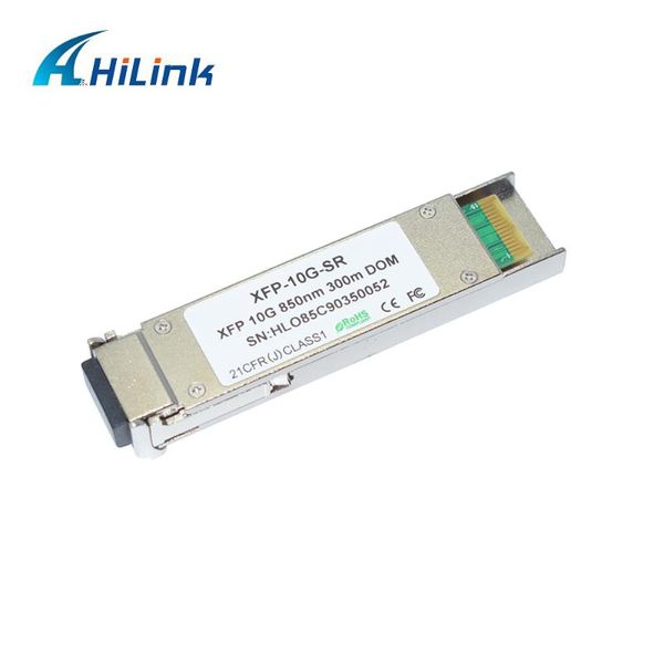 

fiber optic equipment 5pices/ lot hilink compatible switch xfp-10g-mm-sr 10g xfp sr 850nm 300m duplex lc connector