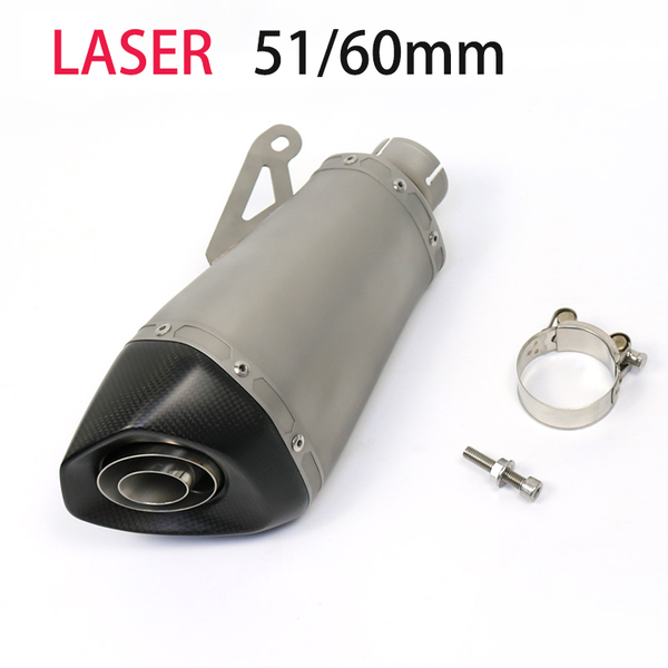 

motorcycle exhaust system 60mm 51mm slip-on stainless steel muffler removable db killer for s1000rr 2010-2014 s1000r 2010-2021