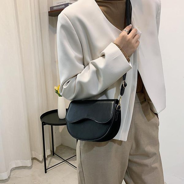 

waist bags bag women 2021 autumn and winter trendy fashion retro one-shoulder saddle casual messenger lady's small square
