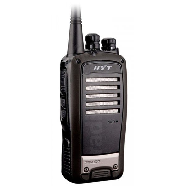 

2 pcs of commercial analogue two-way radio against dust and can with stand water splashes from any direction hytera tc620