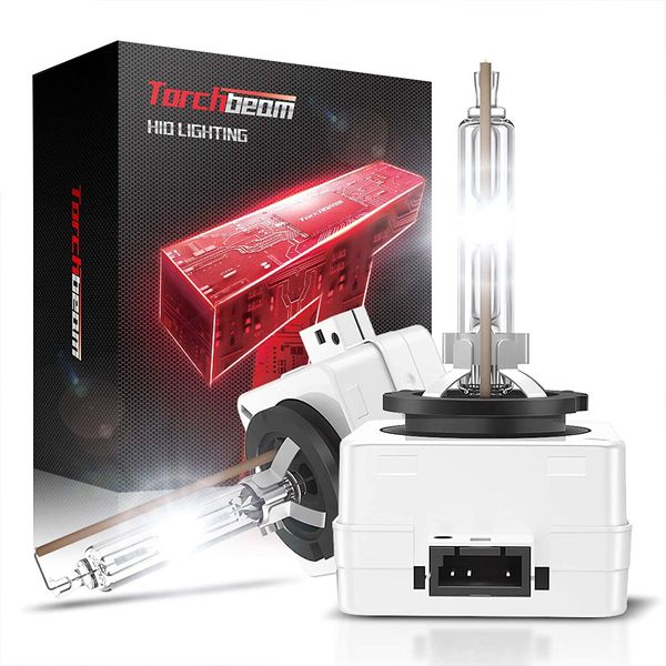

torchbeam 2pcs d1s car headlight 12v 35w 3200lm super bright hid bulbs xenon lamp light auto headlamp kit 6000k white