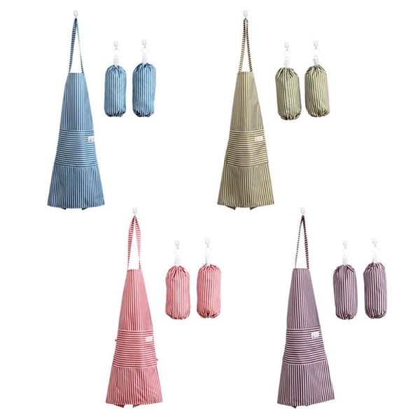 

aprons 11xa apron restaurant cooking baking dress waterproof with pocket kitchen chef
