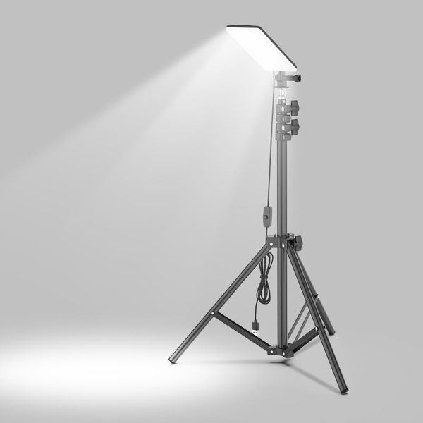 

flash heads video light led selfie lamp pography with tripod stand for outdoor camping picnic live stream pos