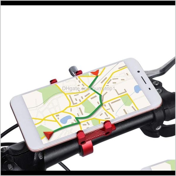 

100g weight aluminum alloy bicycle phone holder motorcycle handlebar mount for 3.5-6.2" for iphone samsung xiaomi smart phone b8d2p rpi