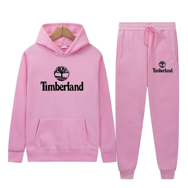 

men's and women's 14 color sports suit letter printing two-piece set, Black
