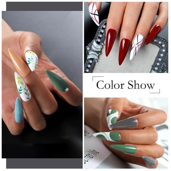 

new led lamp dryer with 10/15pcs soak off new set gel polish kit for nail art tools