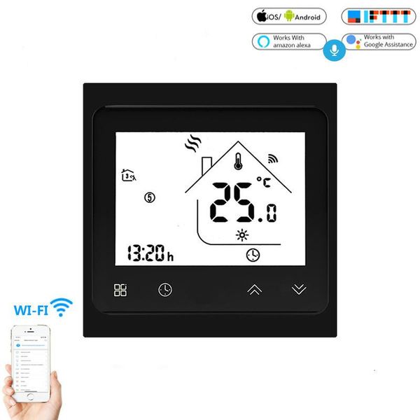 

smart home control thermostat wifi temperature controller life app remote for electric heating works with alexa google 16a