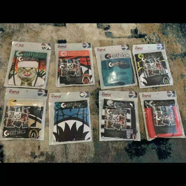 

ethika underwear ethika underwear men's boxer ethika designer swimsuit quick drying graffiti print brand shorts inverted men's leg