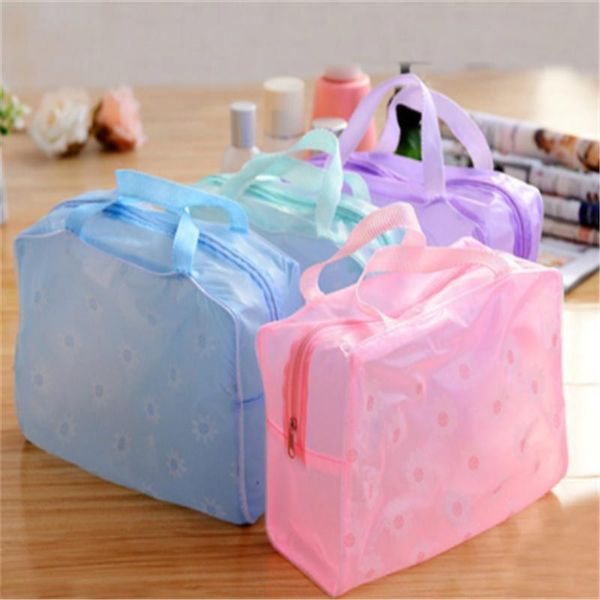 

storage bags floral bag, wash colorful waterproof bath supplies multi-function bag
