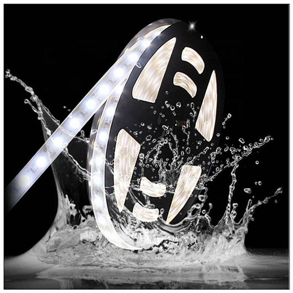 

strips 5m ip68 waterproof underwater led strip dc24v outdoor rgb swimming pool fish tank soft tape