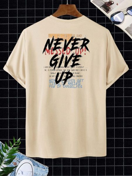 

men slogan graphic short sleeve tee h3zv#, White;black