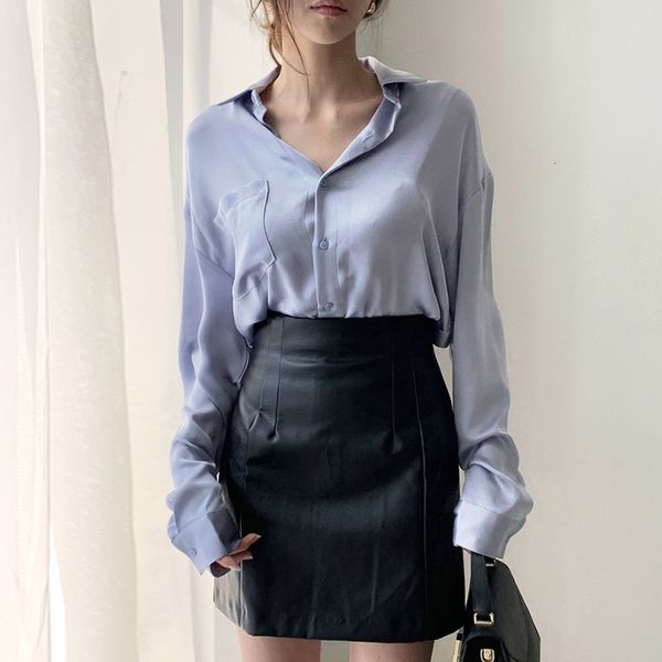 

skirts 2021 women spring summer korean high waist mini skirt ladies a-line short skirts black brown suits