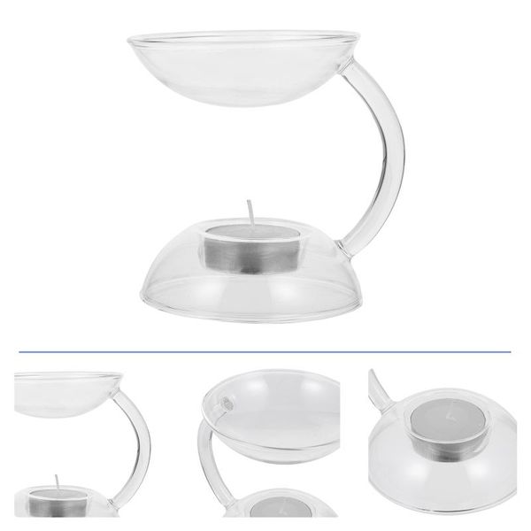 

candle holders 1pc incense stove furnace glass essential oil burner
