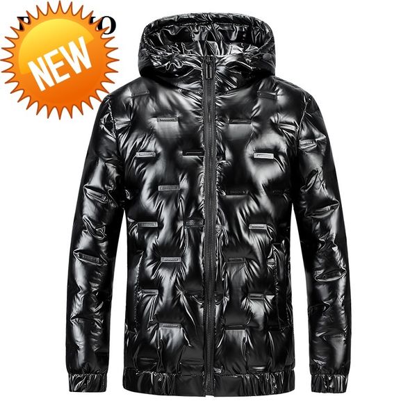

batmo 2021 new arrival winter white duck down hooded jackets men,warm waterproof parkas,thicked coat,yr2021, Black