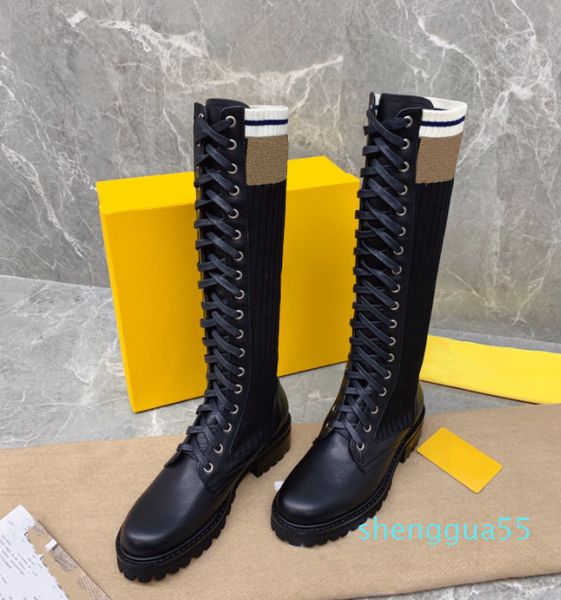 

women's lace-up comfortable martin boots factory direct thick heel round toe autumn and winter size 35-41, Black