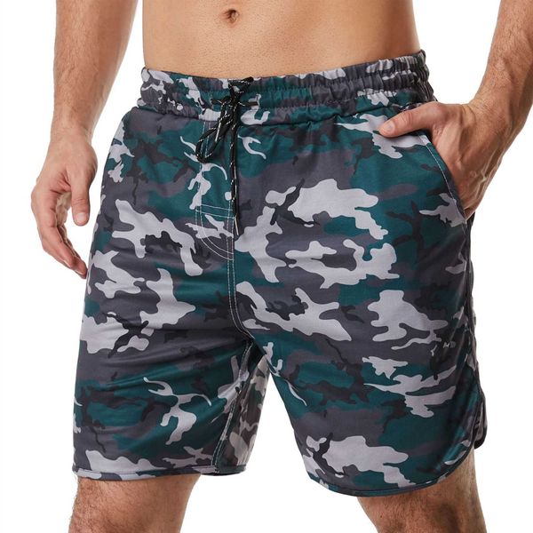 Código europeu masculino masculino casual calças curtas casa calças de mobiliário dos homens moda camuflagem esportes atacado x0705