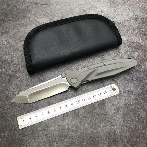Складной нож MT socom TC4, ручка из титанового сплава, инструмент EDC, шарикоподшипник, быстрое открытие, уличное тактическое снаряжение, карманный охотничий нож для самообороны