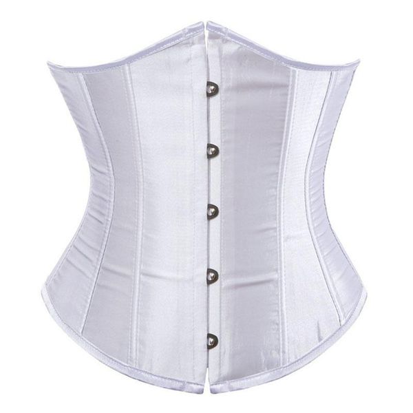 

bustiers & corsets women vintage gothic underbust corset women's underwear waist slimming body shaper for steampunk lace-up, Black;white