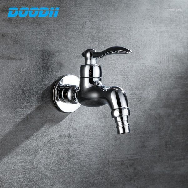 

doodii zinc alloy bibcock,decorative outdoor garden faucet washing machine small tap torneira parede1