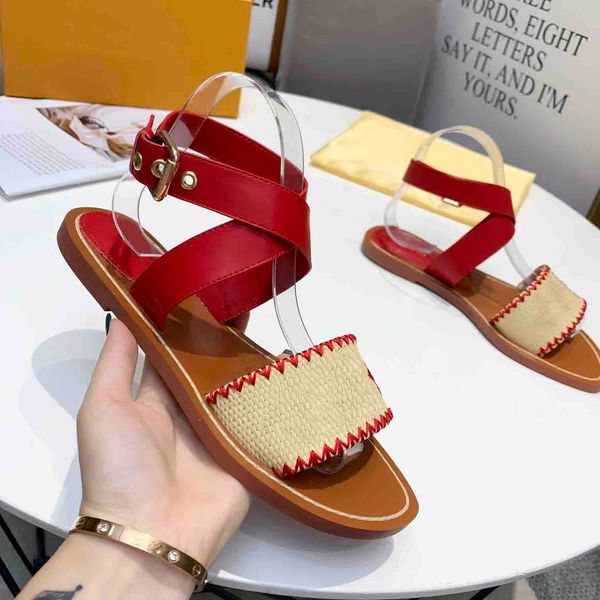 

2021 summer fashion beach ladies sandals comfortable rhinestone platform wedges women shoes footwear gladiator open toe slides with box size, Black