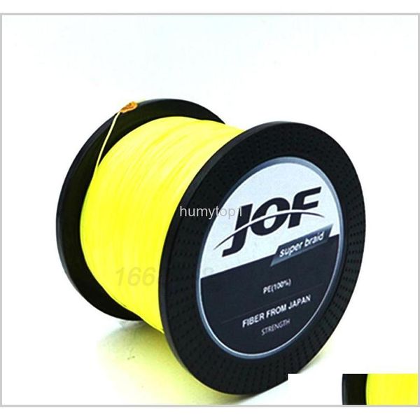 

wholesale-new 8 strands weaves 1000m extrem strong multifilament pe 8 braided fishing line 15 20 40 50 60 120 150 200lb fucile zsl61 lugjh