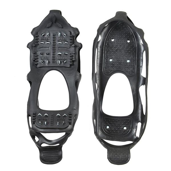 

cords, slings and webbing 1pair 24 teeth winter outdoor ice crampons anti-skid climbing hiking snow gripper for shoes cover accessories