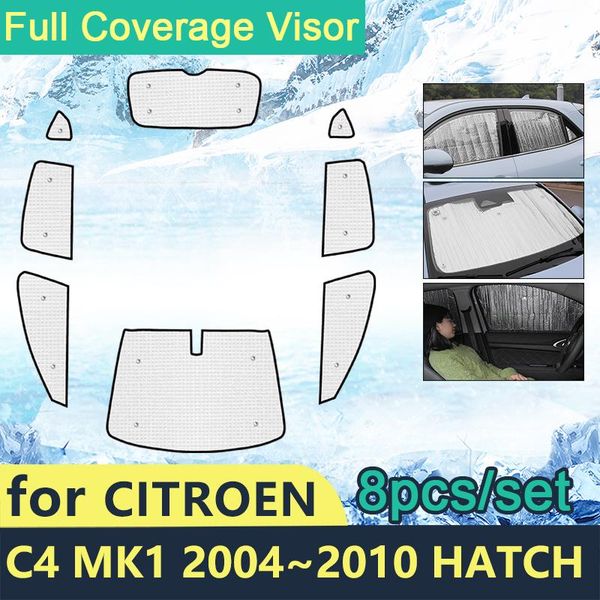 

car sunshade full cover sunshades for c4 1 2004~2010 hatch sun protection windshields side window visor accessories 2009 2008
