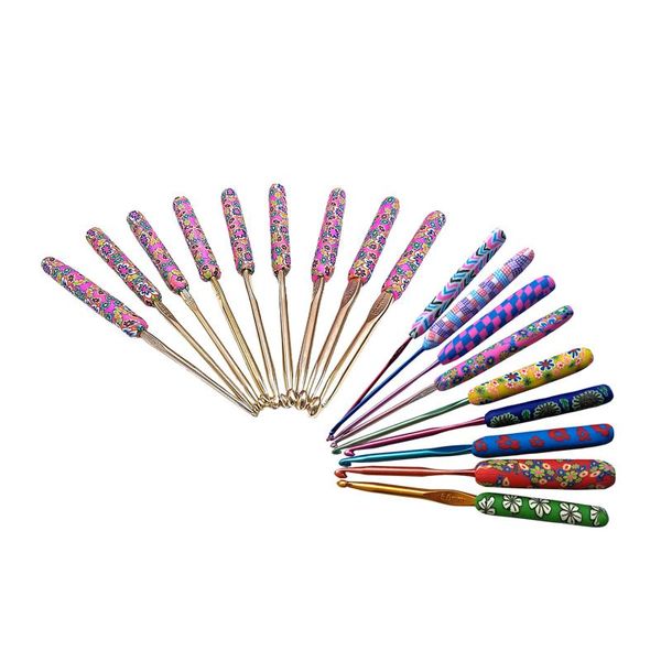 

tattoo needles 9x colorful crochet hooks knitting crocheting tools accessories