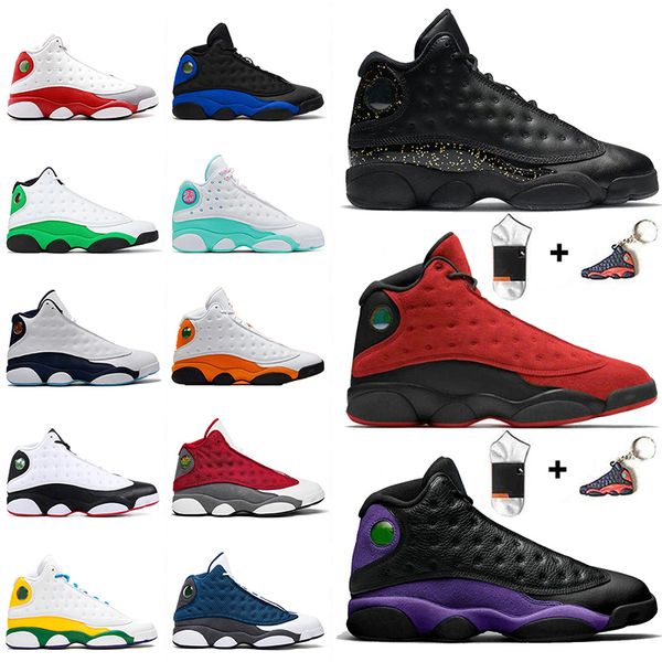 

shoes jumpman 13 reverse bred 13s mens basketball retro court purple chicago hyper royal flint lucky green starfish gold