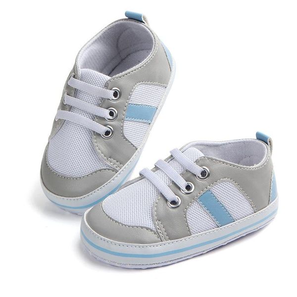 

first walkers baby boys shoes patchwork cotton anti-slip toddler crib 0-12 months y13