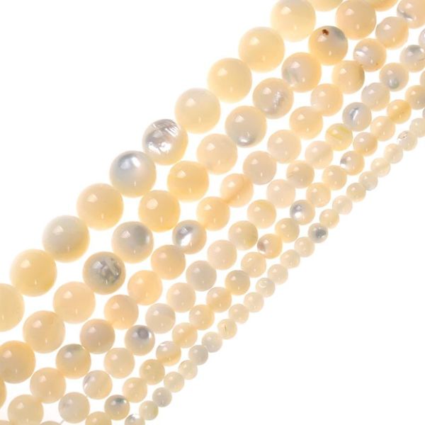 

other natural round the mother of pearl white shell beads for diy jewelry making 4-10mm 15inches strand bead bracelet necklace crafts