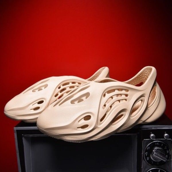 

net red coconut hole shoes 2021 new summer roman beach shoes ysj, Black