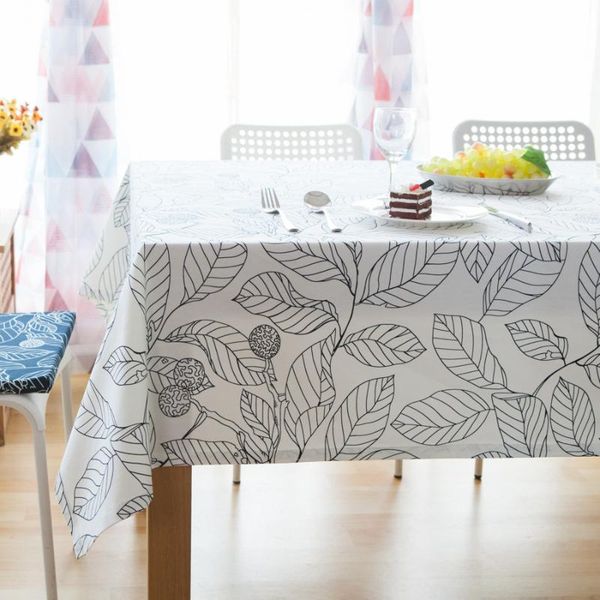 

table cloth cotton leaf printed tablecloth european household dining cover sofa towel coffee antependium