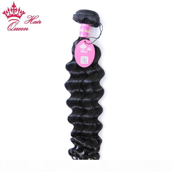 

queen hair products brazilian virgin human hair extensions weft more wave 1pcs lot 12"-28" 100% unprocessed hair, Black