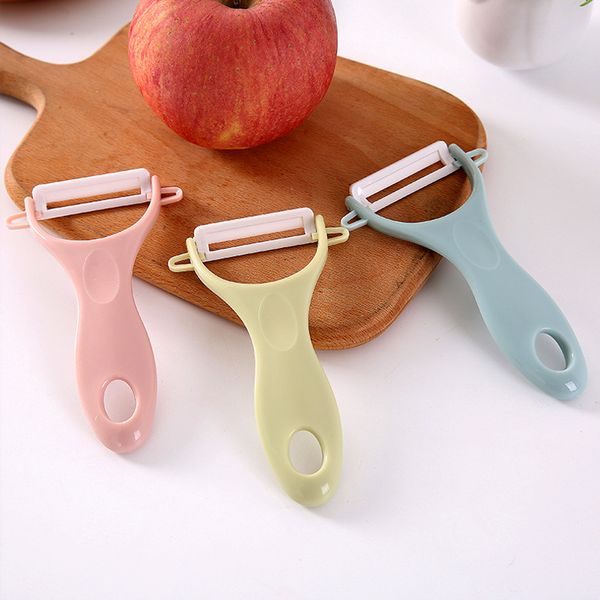 Cerâmica descascadores facas de cozinha cortando frutas batata legumes peeler ferramentas helper ralador para cenouras nozcracker