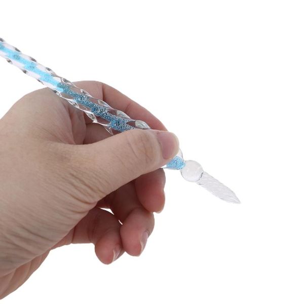 

fountain pens f2ta vintage handmade glass dip signature ink pen writing tool offices school stationery with gift box