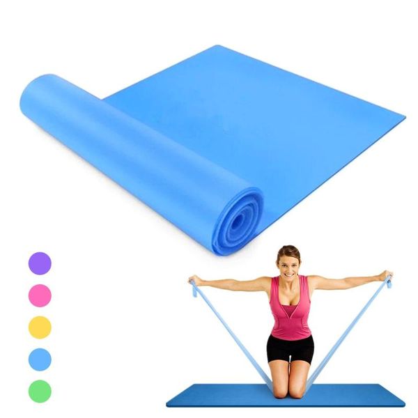 

59 x 5.9 inch yoga resistance band exercise band workout stretch bands for physical therapy fitness pilates