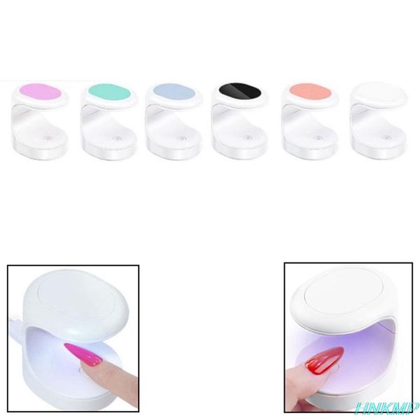 

nail dryers 16w mini dryer led lamp gel manicure machine single finger usb connector art tool polish fashion