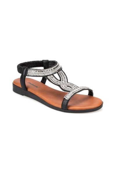 

sandals 311517 black with rubber women 's