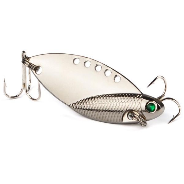 

5pcs/lot mixed 6cm 11g vibration high carbon steel hooks vib fishing lures for bass carp spoon artificial cicada h jllclj