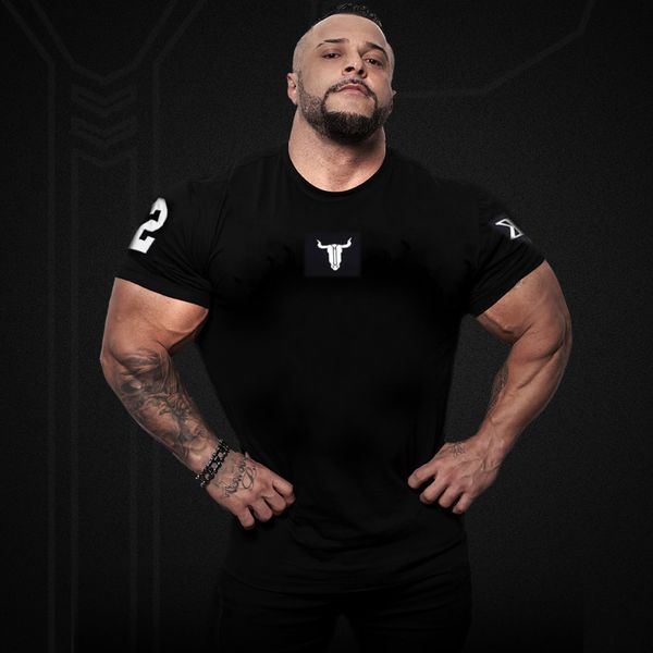 

2021 mens cotton t-shirt new gyms fitness bodybuilding workout t shirt male summer casual fashion tees brand clothing 490v, White;black