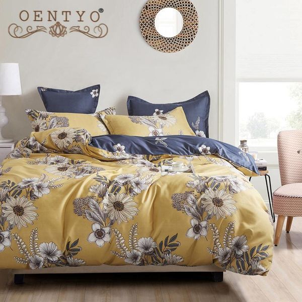 

bedding sets yellow set sunflower duvet cover for bedroom 2/3pc  king luxury comfortable floral bed linen pillowcase 220x240