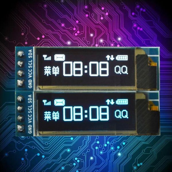 

box cameras 1pcs 0.91 inch oled display module white 128x32 lcd led ssd1306 iic i2c communicate for ardunio suppl w5p3